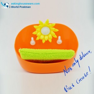 Akbrand Bucătărie de curățat burete de curățare și cupă de depozitare cu pula