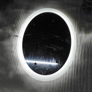 Oglinda de baie cu iluminare din spate retroiluminată cu LED luminată din UE și SUA-ENE-AL-117