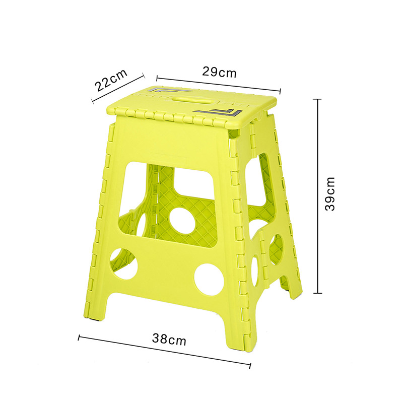 Scaun pliabil ușor din plastic pentru halat, bucătărie și picnic