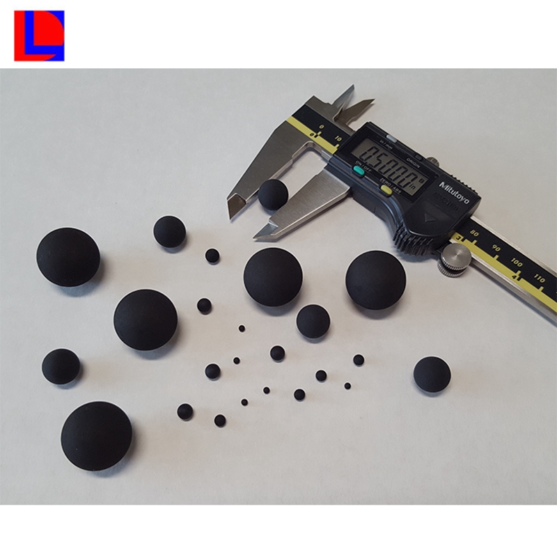 Mingea de cauciuc EPDM SBR NBR solid negru la comandă