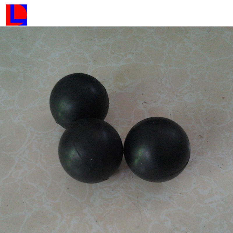 Bile din cauciuc solid din silicon 7mm culoare neagră