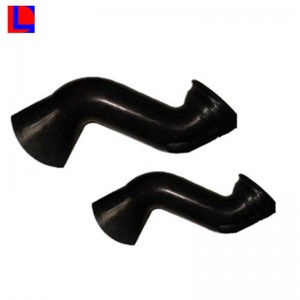 Furtun de cauciuc din silicon gri consolidat FDA ecologic