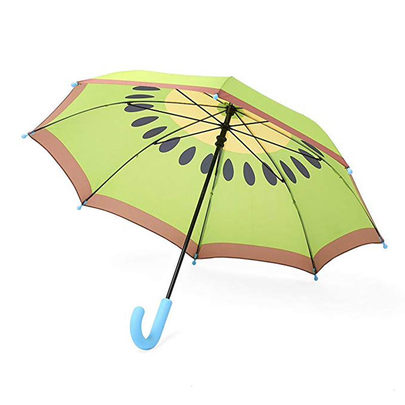 Umbrelă de fructe automată deschisă Copii Copii Adorabile modele de Kiwi ploaie drept Umbrelă