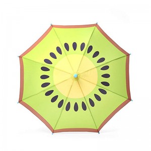 Umbrelă de fructe automată deschisă Copii Copii Adorabile modele de Kiwi ploaie drept Umbrelă