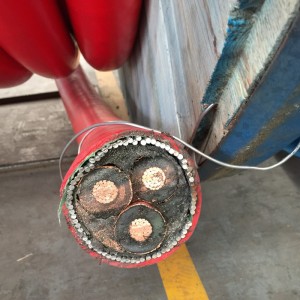 Cablu blindat multi-core Tensiune medie cu blindat STA / SWA