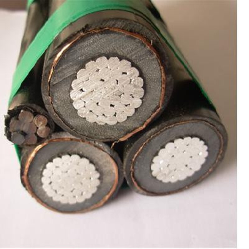 Cablul conductoarei aeriene din cupru MV / aluminiu 6.35 / 11KV 3x95mm2 3X185mm2
