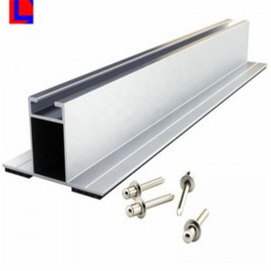 Sistem de montare solară Montare panou solar din aluminiu cu șină
