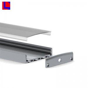 Bandă de lumină cu profil de canal din aluminiu