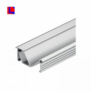 Profil din aluminiu extrudat anodizat pentru utilizare cu bandă led