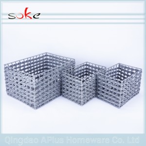 Coș de țesut la modă din 100% rattan PE