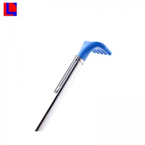 Zgârietor telescopic personalizat promoțional de mână din aluminiu