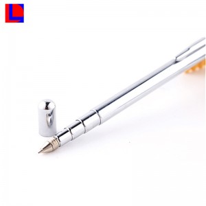 Zgârietor telescopic personalizat promoțional de mână din aluminiu