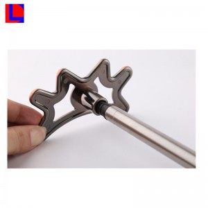 Pod de bazin telescopic din aluminiu bun, cu piese colorate din plastic