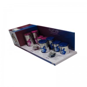 afișaj contor cu afișare de carton LCD palyer foi de carton acoperite foi de afișare carton