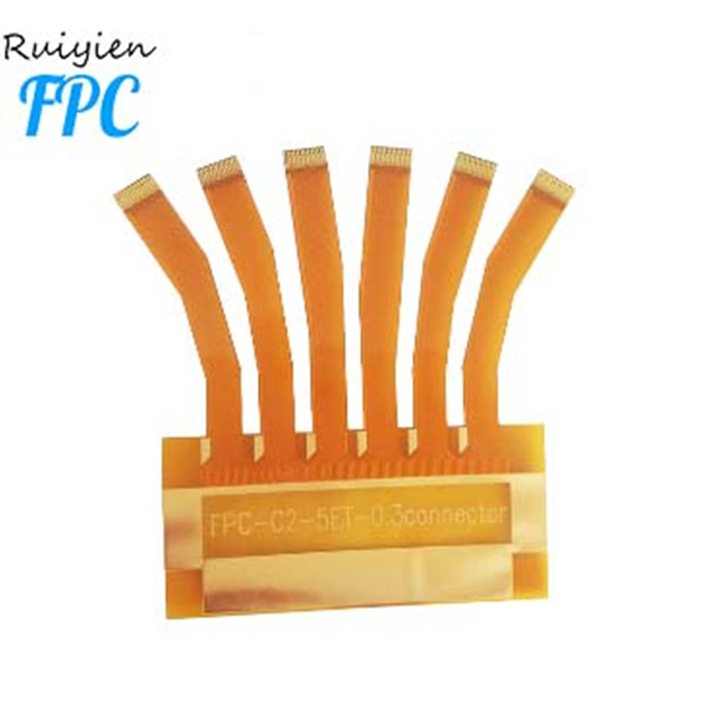 Cabluri flexibile cu preț scăzut Proba gratuită de ecran tactil Fpc Producători 4 straturi FPC PCB 1.0MM Pitch FPC / FFC Flex Board