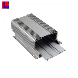 Carcasă / cutie electronică din aluminiu extrudată de suprafață bună cu șuruburi