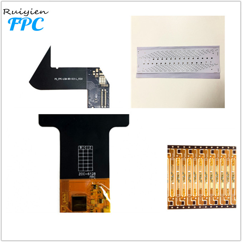 Placă de circuit imprimat flexibil multistrat Ruiyien de înaltă calitate, producători de circuite flexibile, placă de circuite de imprimare flexibilă