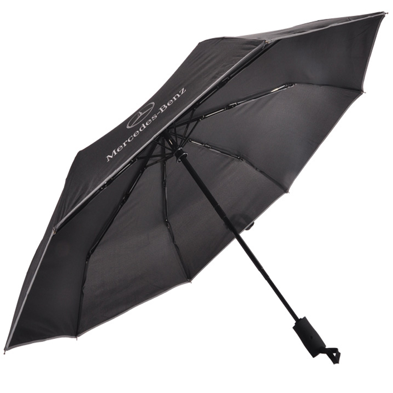 Umbrelă automobilă completă automată neagră de protecție a vântului pentru Benz