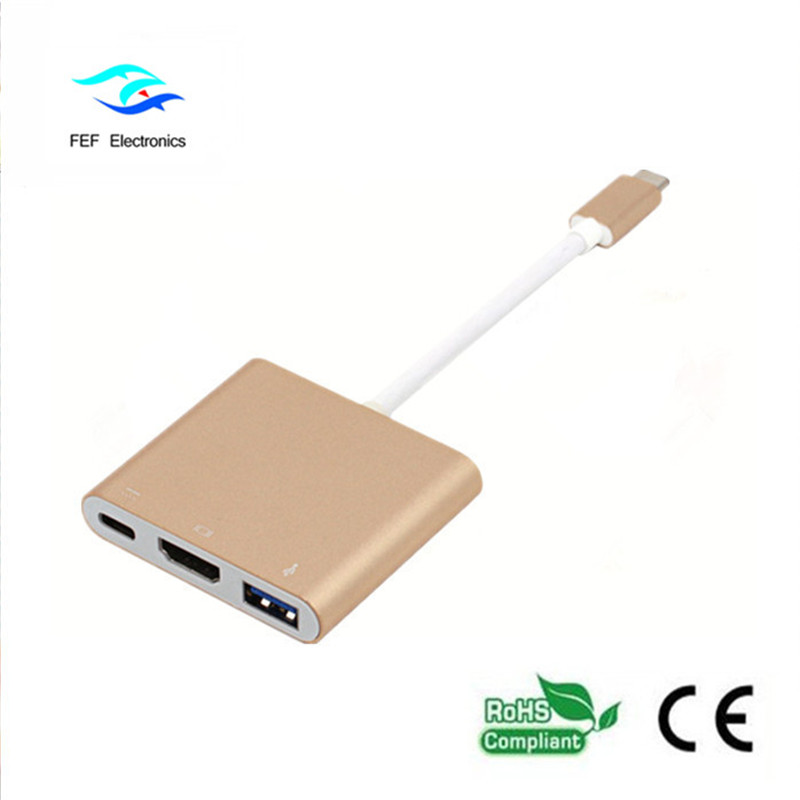 USB 3.1 tip-c Pentru HDM1 + ​​USB 3.0 + PD