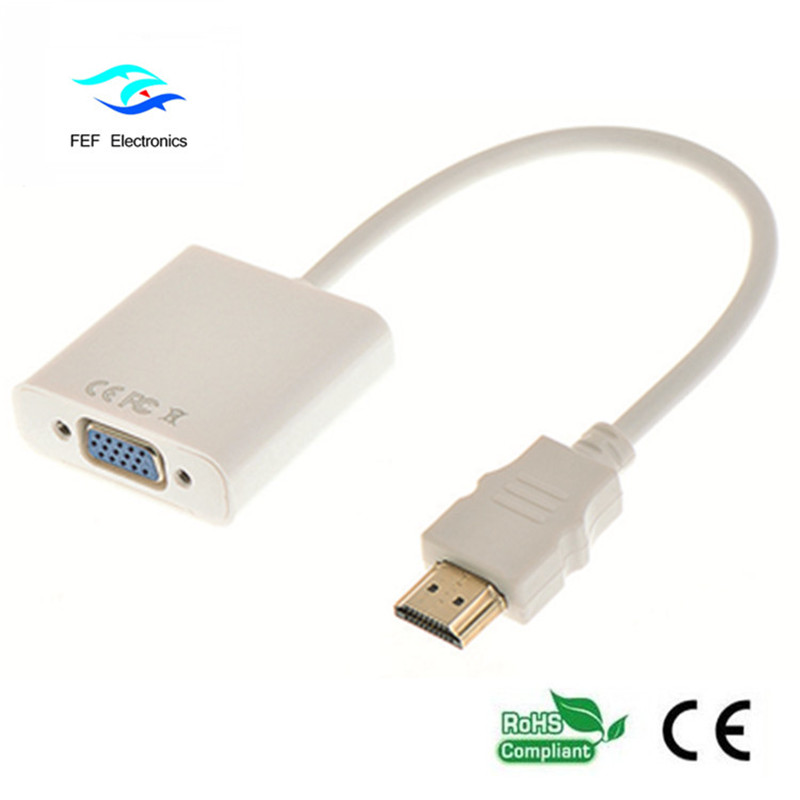 Convertor hdmi mascul în vga feminin Cod: FEF-HIC-001