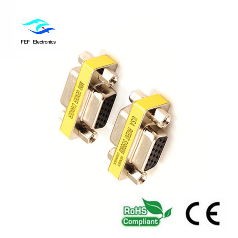Mini DB15 VGA HD adaptor / cuplaj femel la femel Cod: FEF-V-007