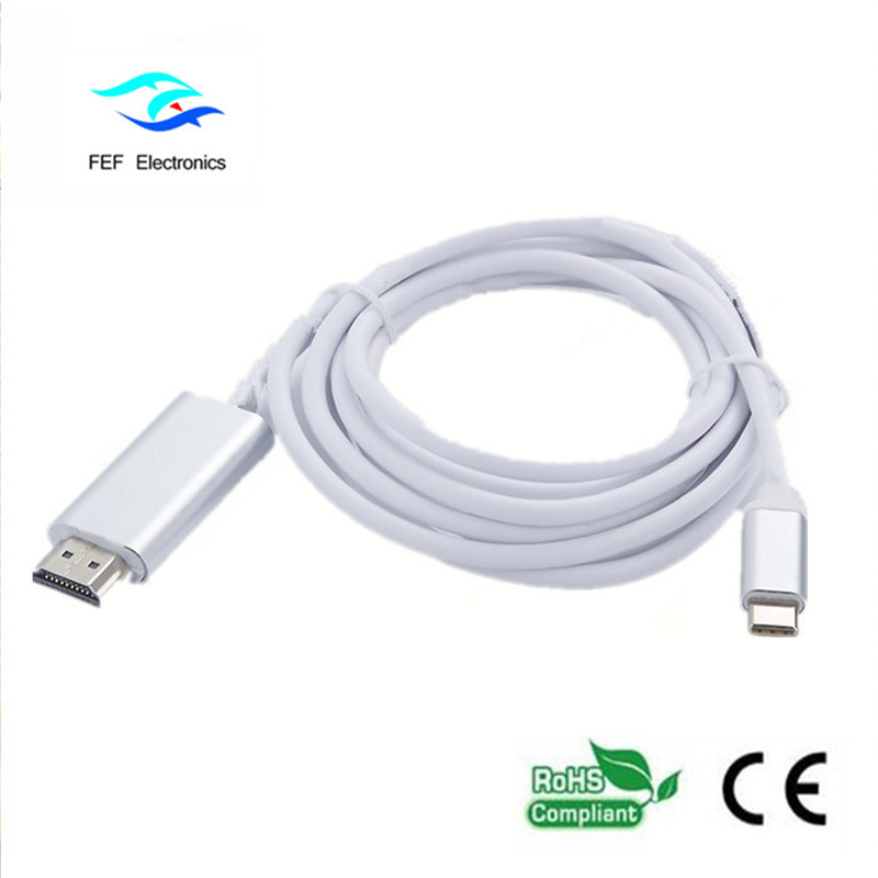 USB Type c to HDMI converter masculin ABS shell Cod: FEF-USBIC-013