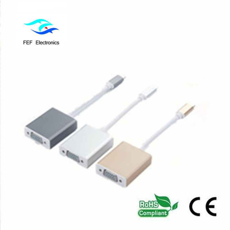 Convertor USB 3.1 tip-C mascul-VGA Cod: FEF-USBIC-002