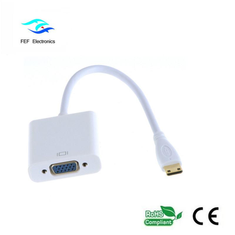 Mini convertor HDMI Masculin la VGA Cod convertor: FEF-HIC-004