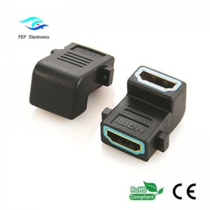 Adaptor HDMI femelă la HDMI tip în unghi de 90 de grade Cod: FEF-H-007
