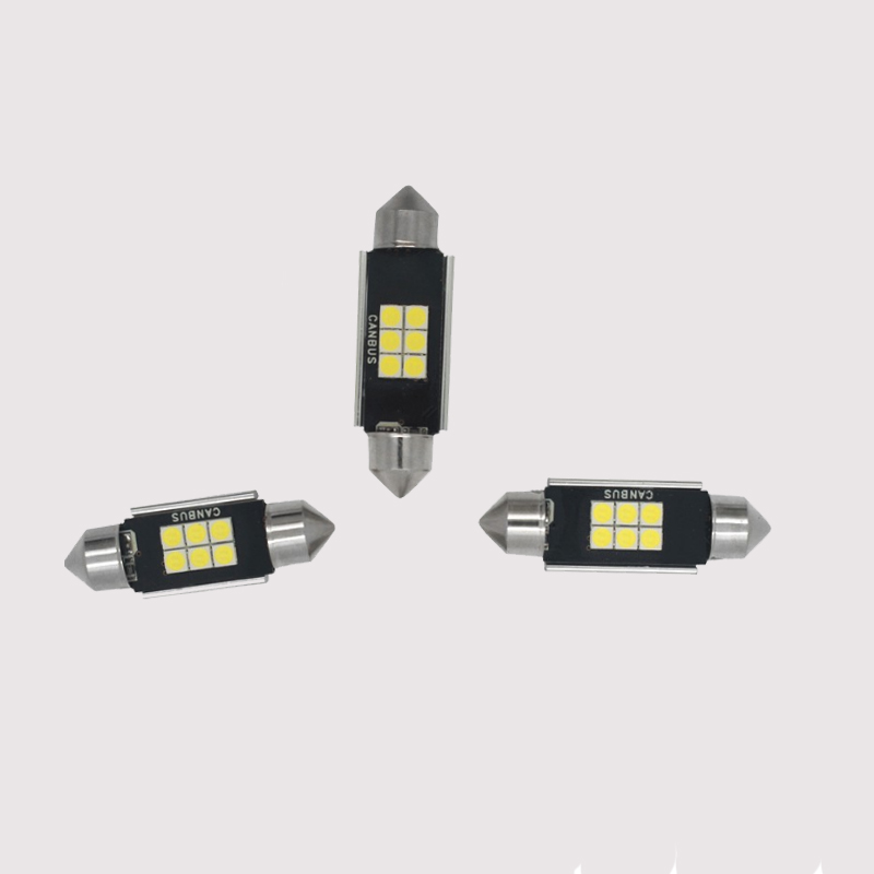 Nou lumină super luminosă CANBUS 3030 6smd C5W Festoon 31mm 36mm 39mm 42mm led