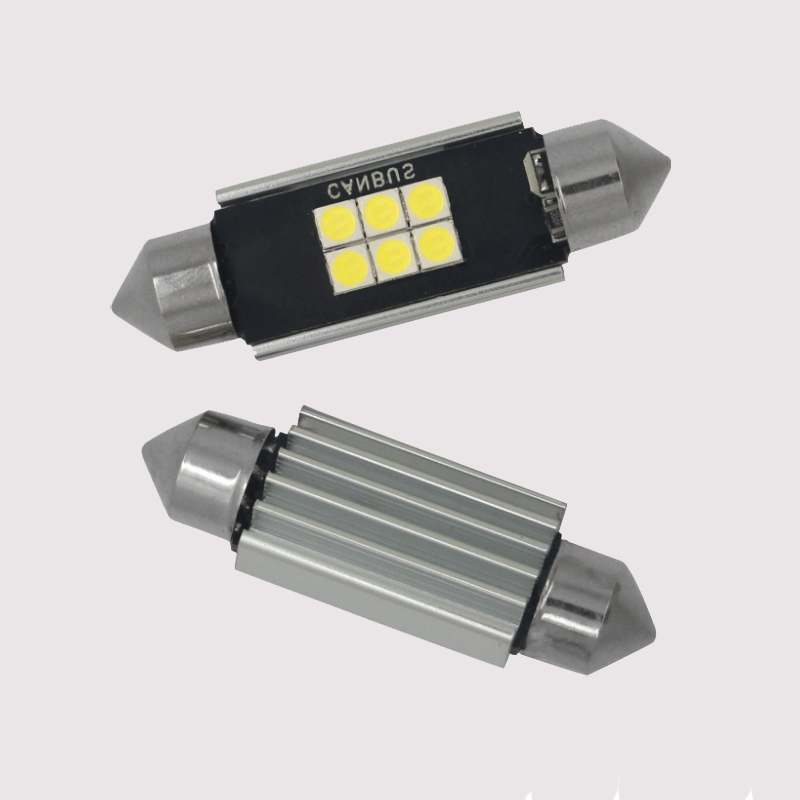 Nou lumină super luminosă CANBUS 3030 6smd C5W Festoon 31mm 36mm 39mm 42mm led