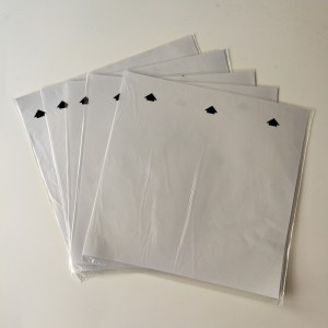 12 manșon interior antipatic de hârtie de orez LP cu imprimare logo personalizată