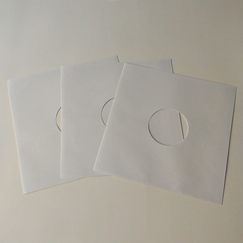 12 manșoane interioare LP de vinil albă pentru vinil 33RPM