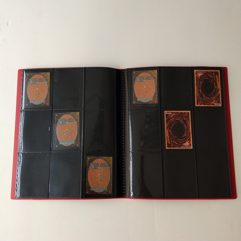 Colecționari de cărți de jocuri de buzunar cu 9 buzunare Albume de portofolii Binderi pentru carduri standard