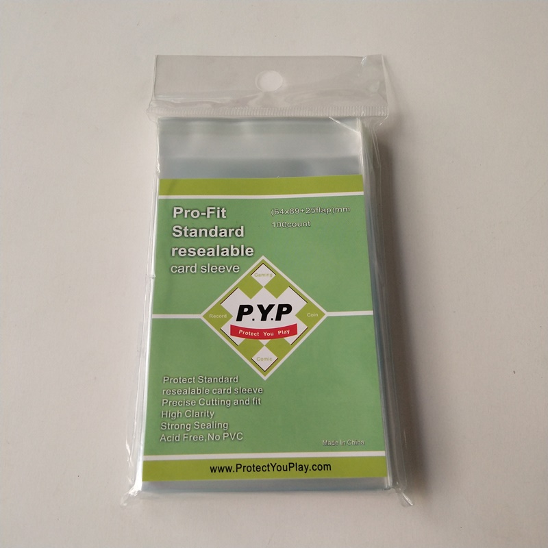 Mânecă de cărți standard, transparentă, transparentă transparentă, transparentă transparentă 63,5x88mm pentru jocuri de joc