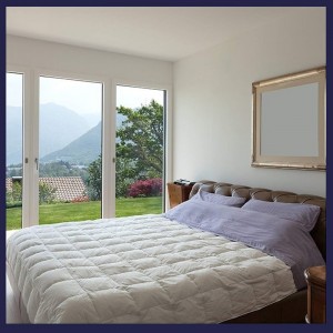 85/15 Duvet de gâscă în interior cu construcție de cutii mici