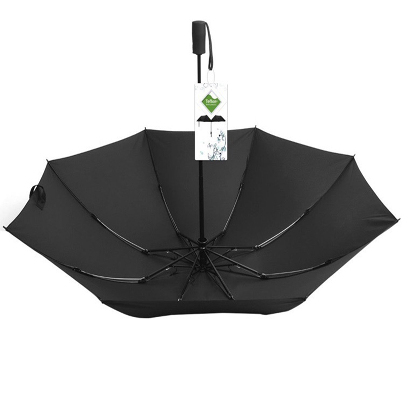 8 coaste umbrelă acoperire hidrofobă cutom Impermeabil 3 rabatabile AOAC umbrela ploaie inversă
