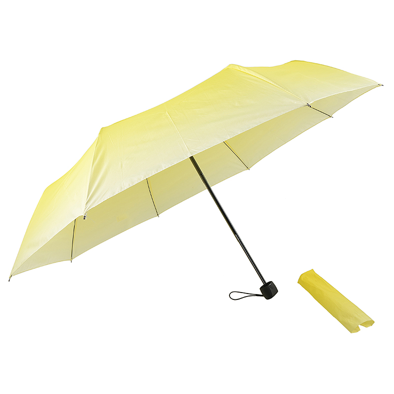 Cadouri portabile pliabile copii galben violet ploaie călătorie 3 umbrelă pliabilă