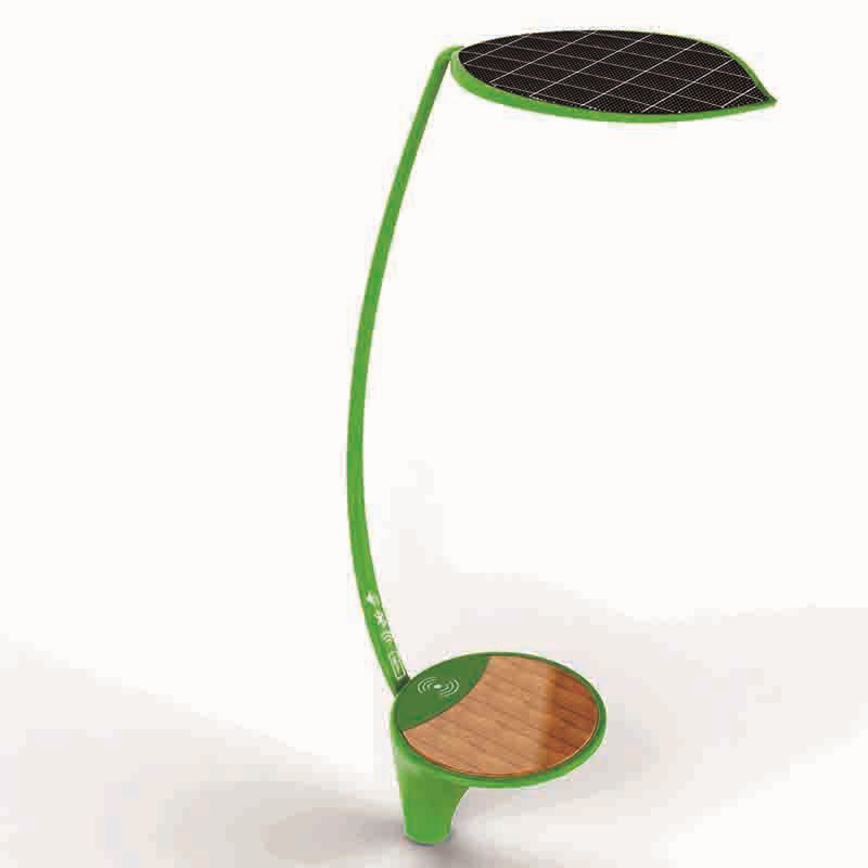 Iluminare stradală inteligentă și bancă inteligentă