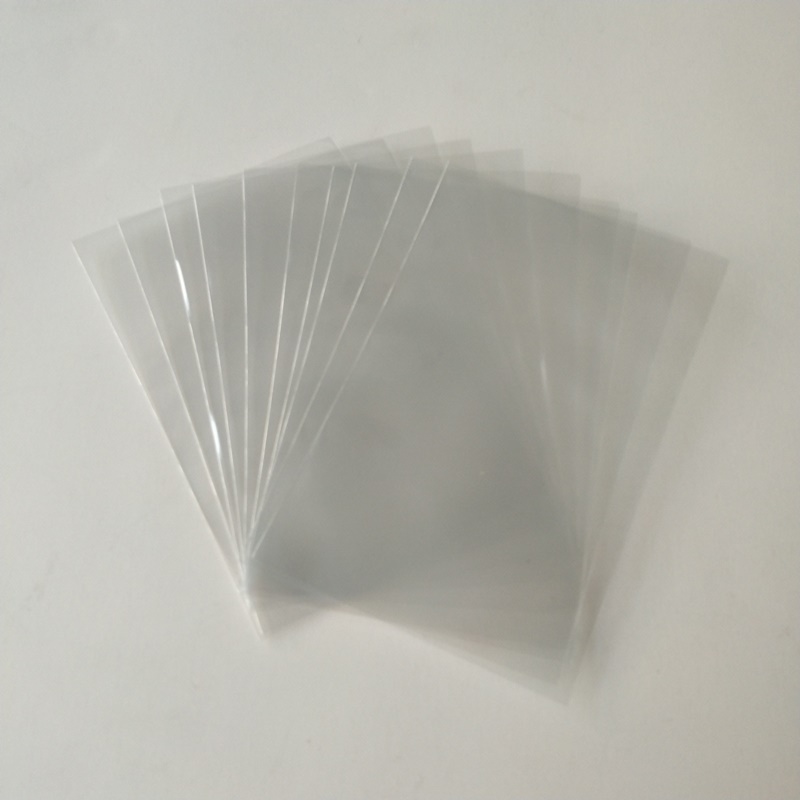 Mânecă de carte de dimensiuni Euro transparentă cristal transparentă 59x92mm Mânecă de carte de joc