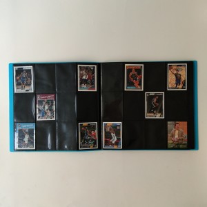 Album de portofoliu Colecționari de buzunar 12 Culoare albastră pentru cărți de baseball