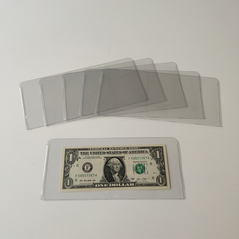 Mânecele colecționarului de monedă cristal transparentă