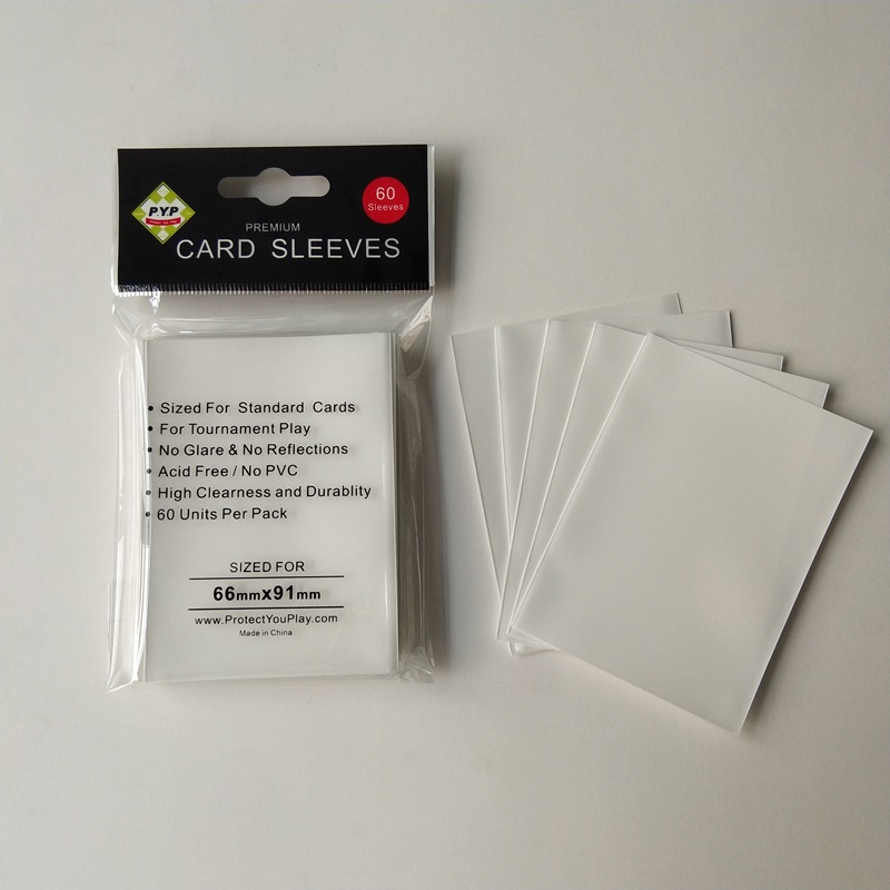 Mânecile de protecție de punte albă cu mâneci Standard Pokemon MTG
