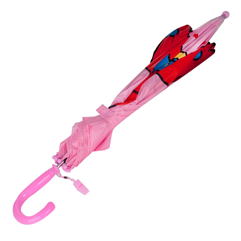 Top vânzare publicitate roz fluture imagini animale copii personalizate deschise drept umbrelă