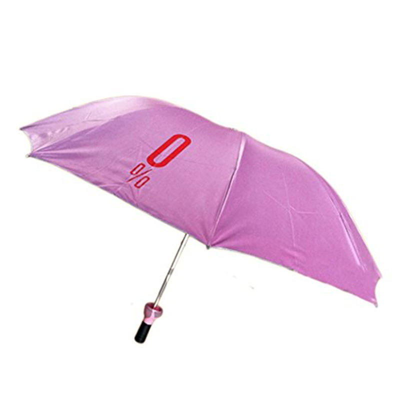 Umbrelă cu sticlă neagră cu logo-ul 21inch 3 umbrele deschise manual pentru copii
