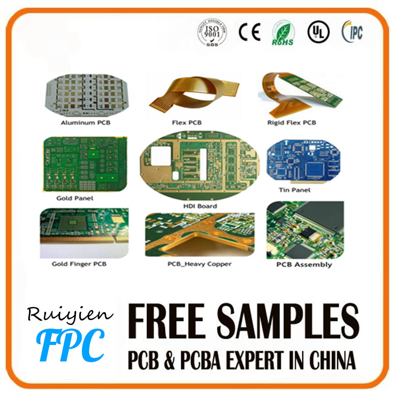 RUI YI EN Rigidă flexibilă Plăcuțe electronice cu circuite imprimate livrare rapidă led smd pcb