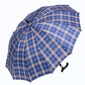 Design pentru om bătrân umbrelă cu baston de mers