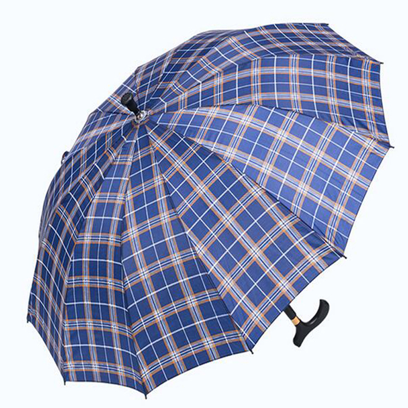 Design pentru om bătrân umbrelă cu baston de mers