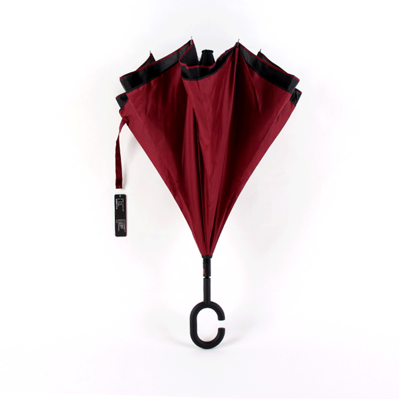 Umbrelă floare cu logo umbrelă dreaptă inversă Funcție manuală deschisă