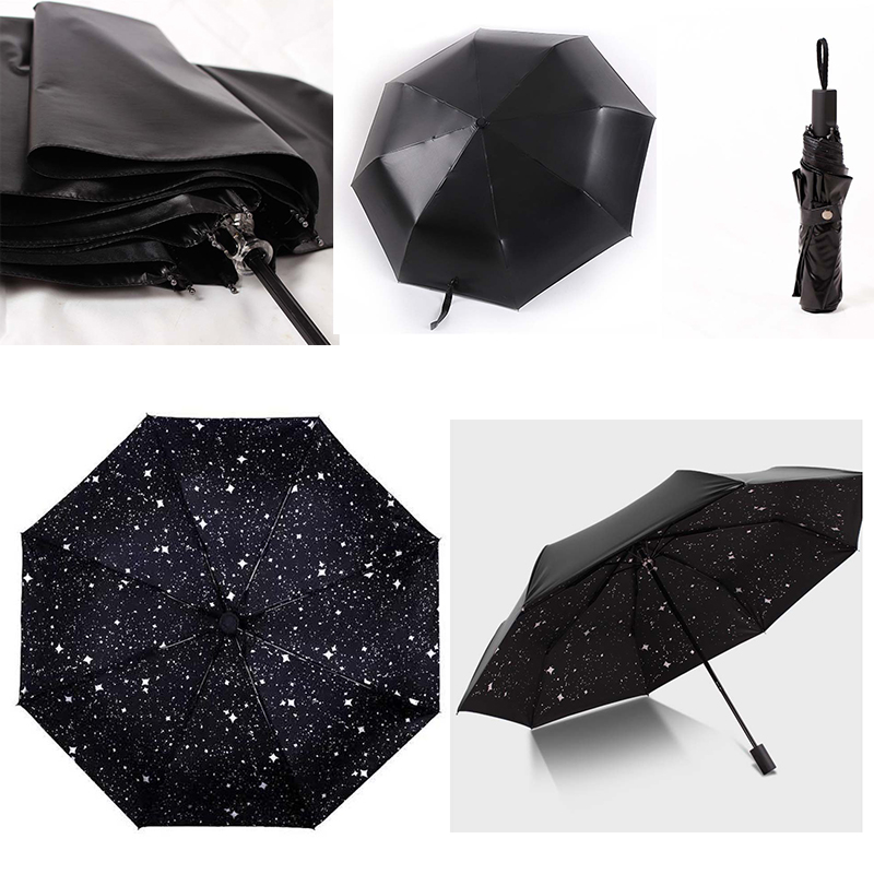 Umbrelă de protecție Uv de 3 ori, tipărită cu un logo personalizat